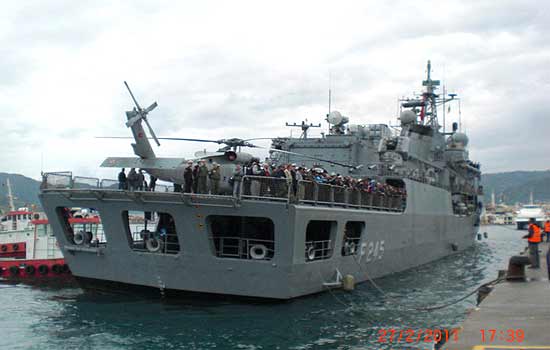 'Oruç Reis' Fırkateyni, Marmaris'e Döndü