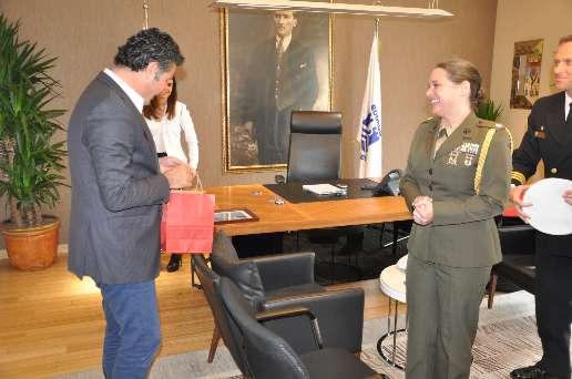 Bodrum Belediye Başkanını Ziyaret Etti