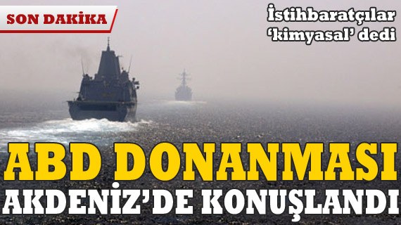 ABD Donanmasını  Yeniden Konumlandırıldı