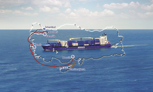 Kabotaj taşımaları 1 yılda yüzde 50 artış gösterdi