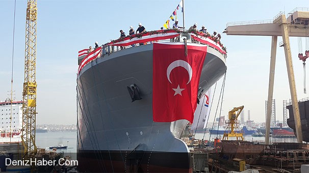 "AKIN" Törenle Denize İndirildi