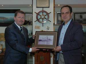 Gündüy Aybay Denizcilik Merkezinde Ağırladılar