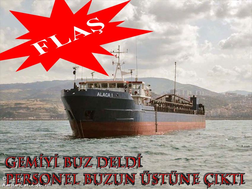 Alaca-1 Adlı Türk Gemisi Azak Denizinde Batıyor