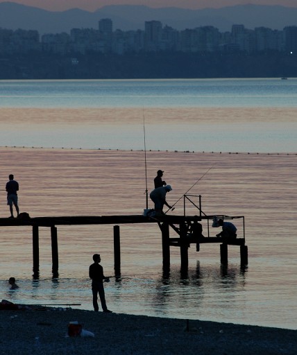 Amatör Balıkçılardan Güne Merhaba