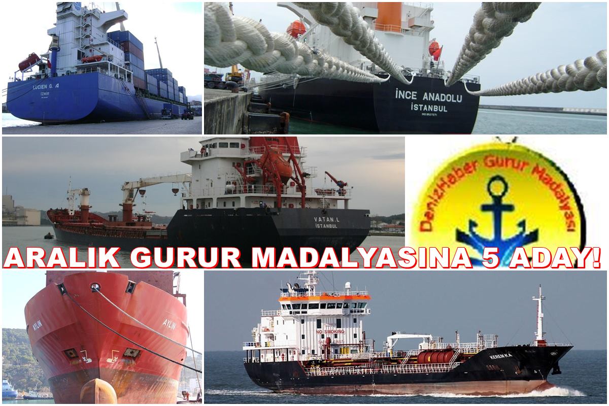 ARALIK GURUR MADALYASINA 5 ADAY!