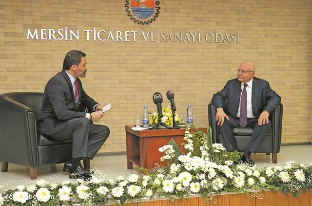 Lucien Arkas,Arkas&#039;ı Mersinli İşadamlarına Anlattı