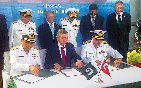 Türkiye ile Pakistan askerî gemi inşa ediyor
