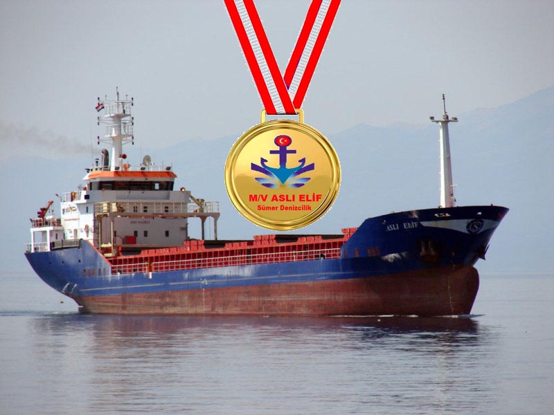 Ocak Gurur Madalyası Aslı Elif Gemisine