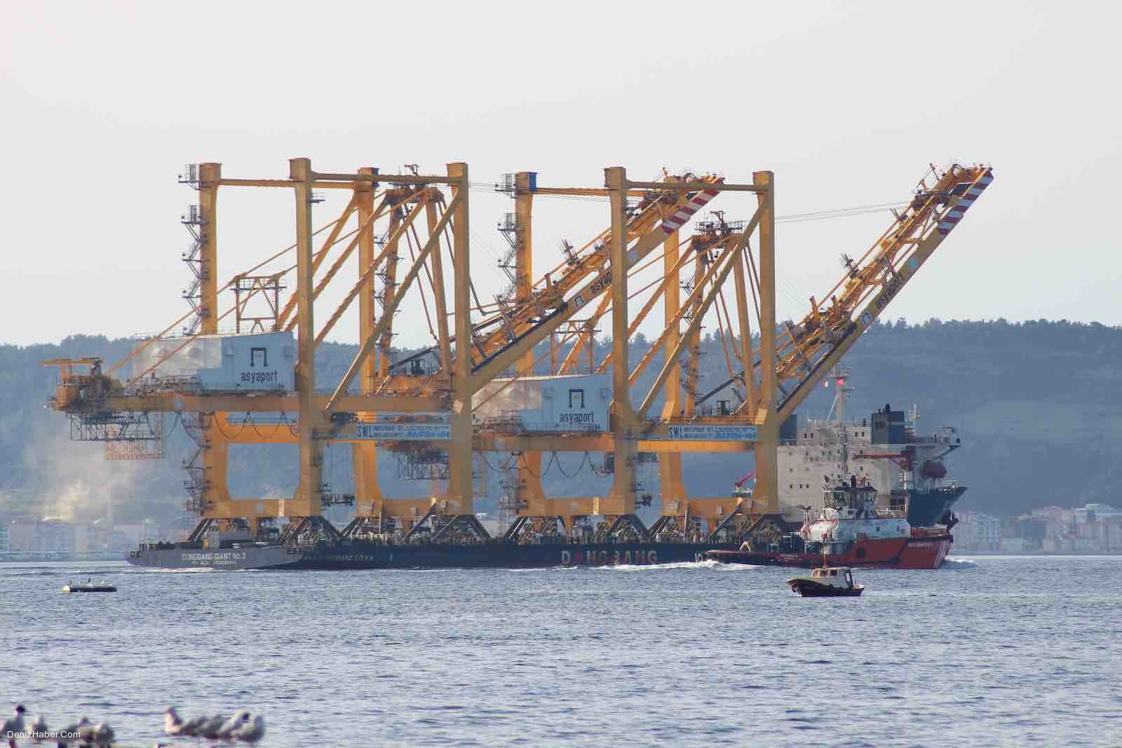 Asyaport&#039;un Vinci Boğazdan Geçti