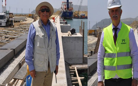 Tekirdağ Asyaport Limanına İlk Gemi Yanaştı