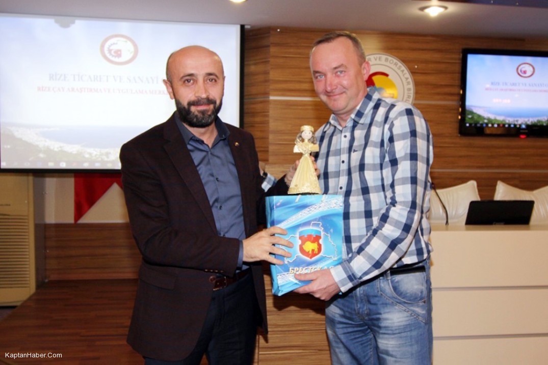 Belarus Çalışma Heyeti Rize TSO’yu Ziyaret Etti