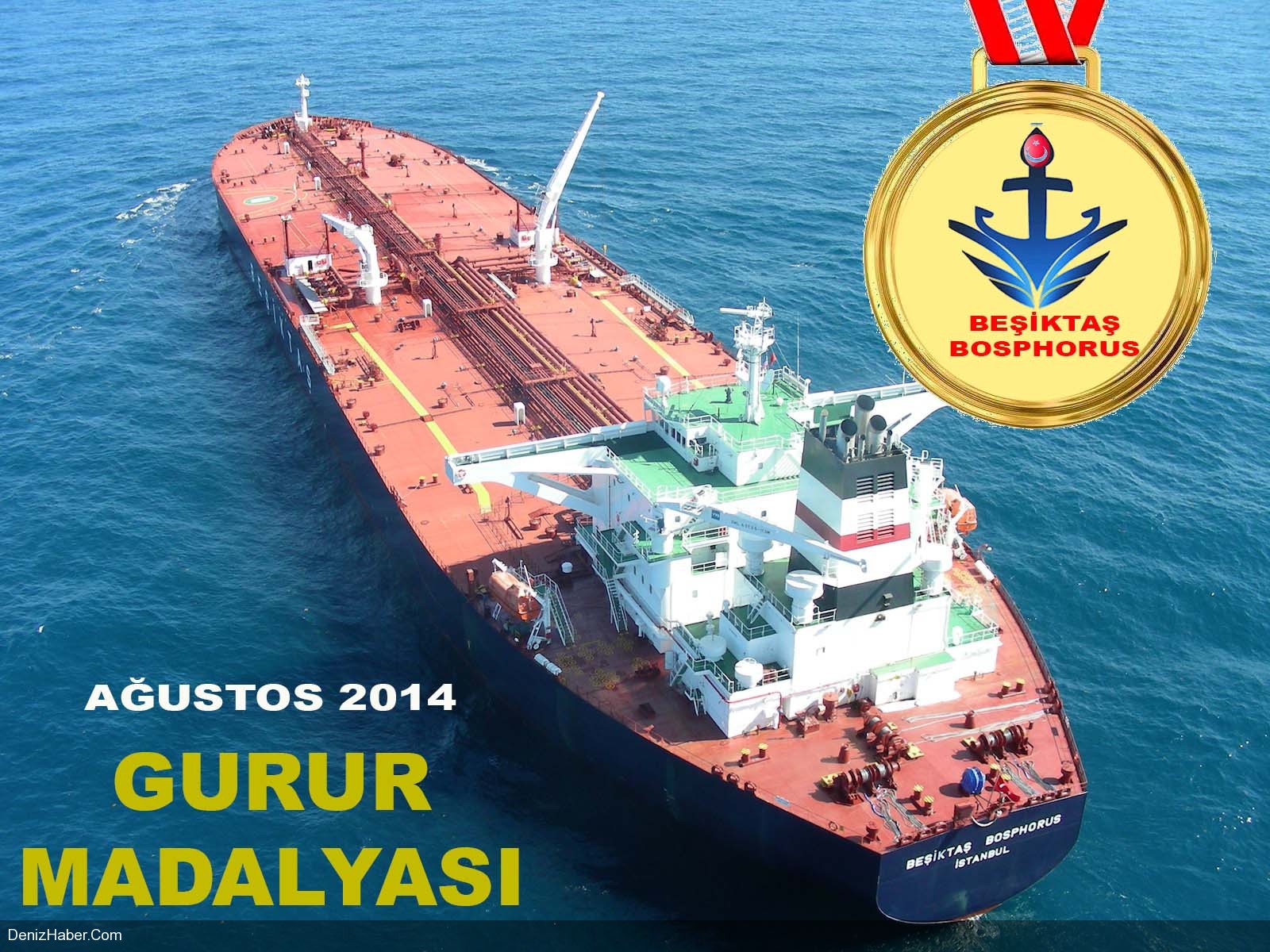 Ağustos Gurur Madalyası Beşiktaş Bosphorus&#039;a