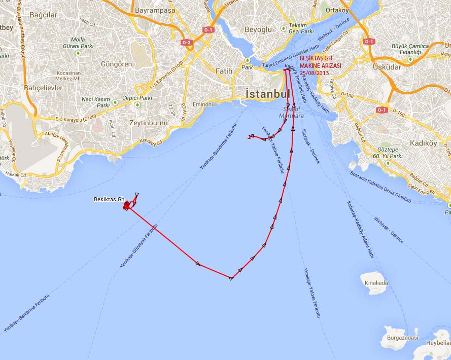 Boğaz Girişinde Tanker Arızası!