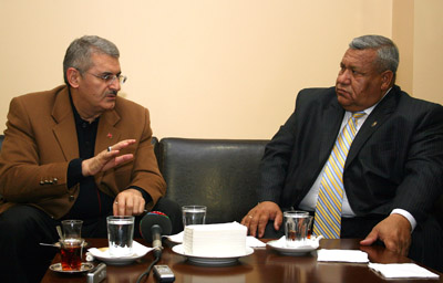 Bakan Yıldırım'a Türkmen Konuk