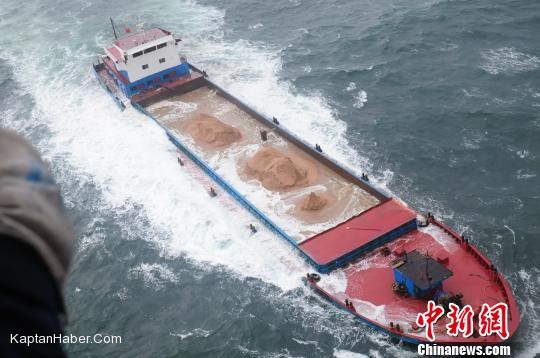 Çin'de 5 gemi birden battı, mürettebat kurtarıldı