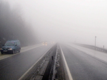 Bolu Dağı'nda yoğun sis