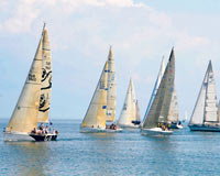 Yelken yarışlarının 2. etabı başladı