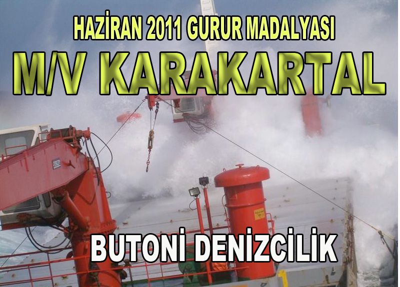 Haziran Gurur Madalyası KARAKARTAL Gemisine