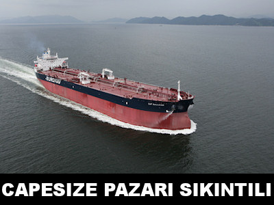 Capesize Tonajı Gemiler Kriz Kurbanı...