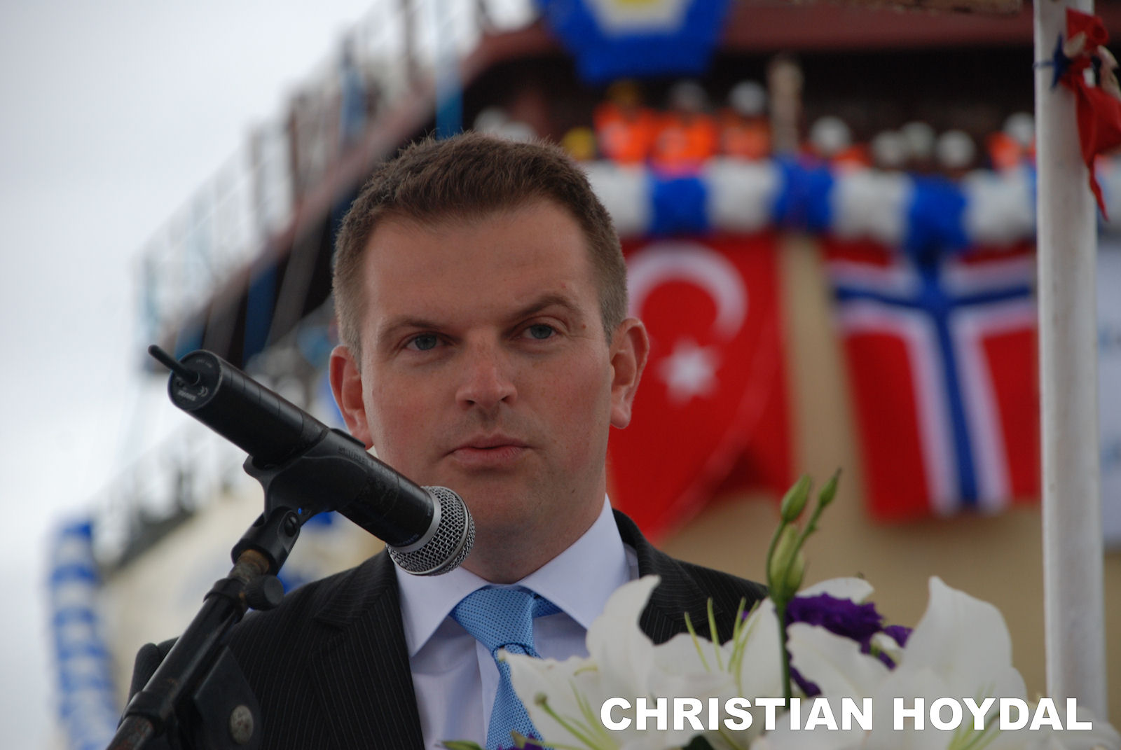 En çevreci gemi M/S Hoydal suya indi