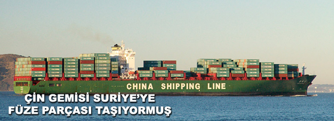 Gemi Suriye'ye Giderken Ele Geçirilmişti!