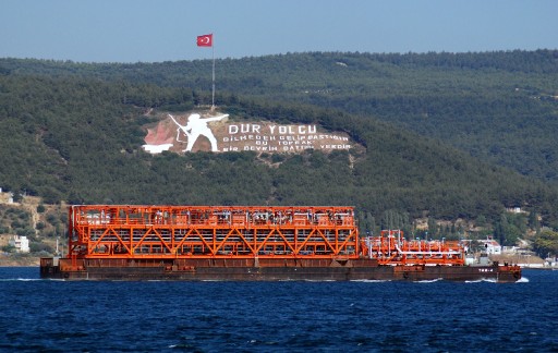 Çanakkale&#039;den Tersane Ekipmanı Geçti