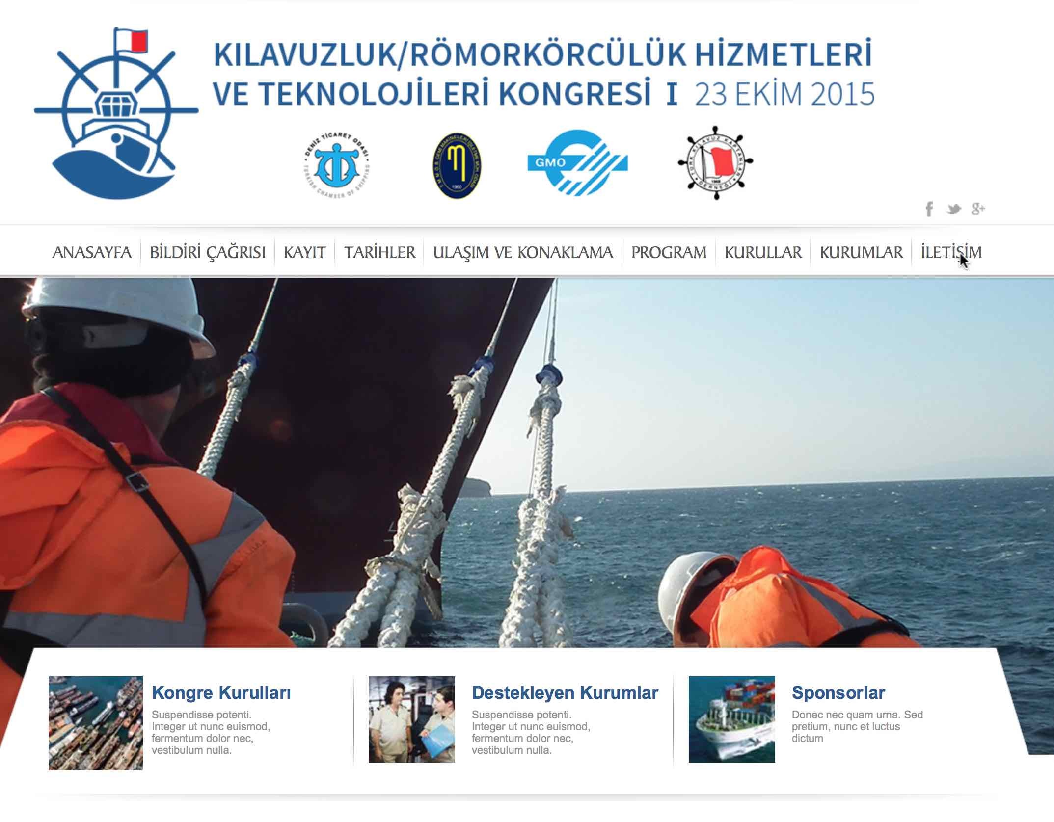 Kılavuzluk Römorkörcülük Hizmetleri ve Teknolojileri Kongresi