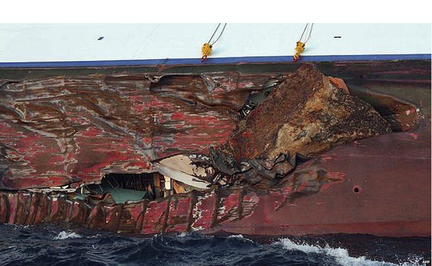 İşte Costa Concordia'yı Bitiren Yara