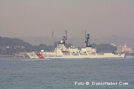 USCGC Dallas Karadeniz'i Terketti