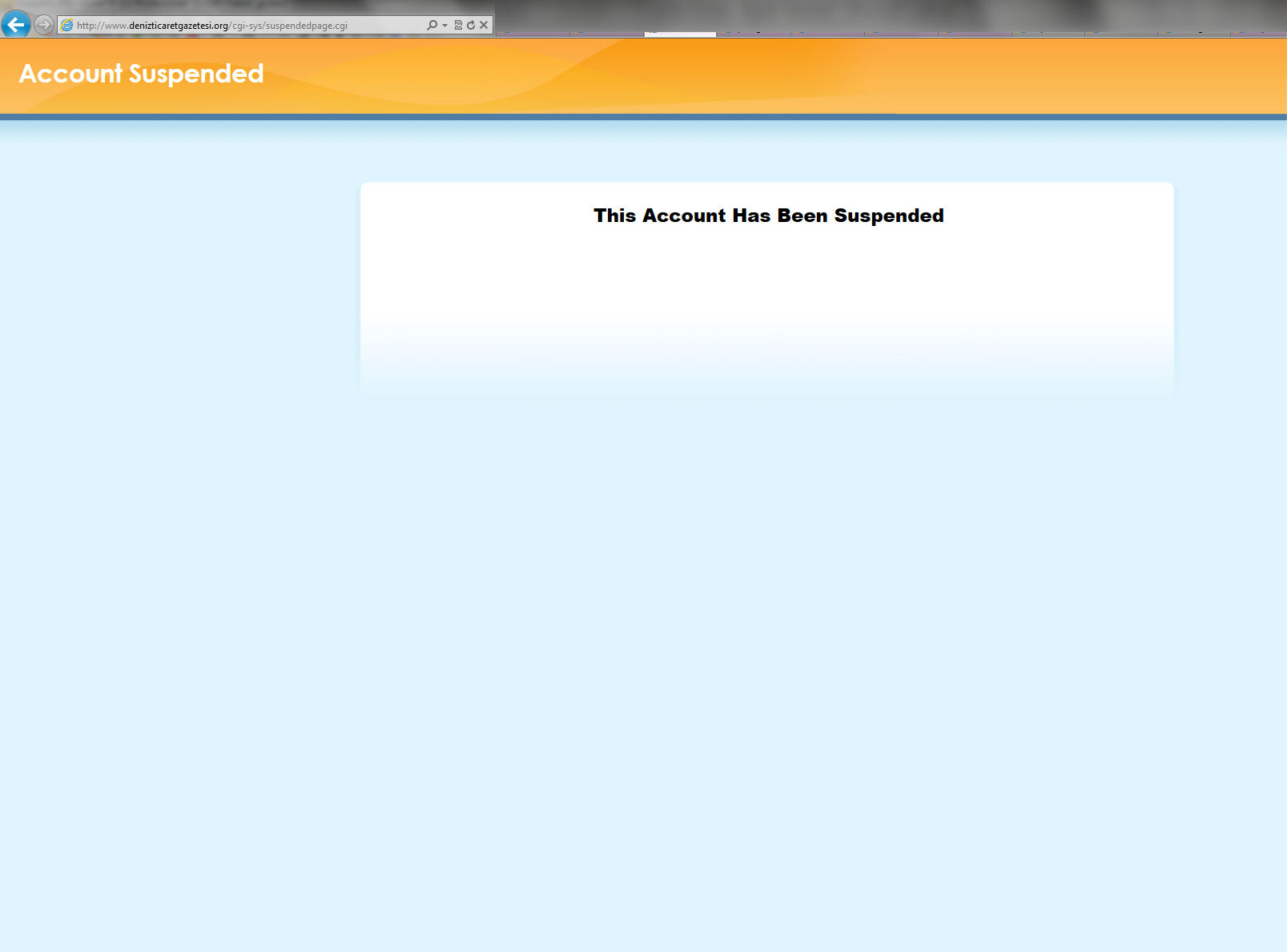 Deniz Ticaret Gazetesi'ne Ulaşılamıyor