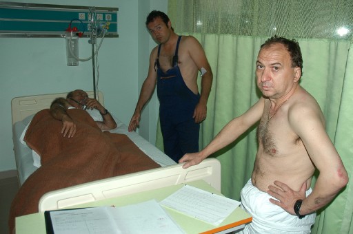 Batan Gemiden Kurtarılanlar Hastanede