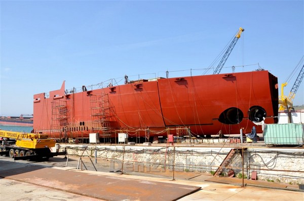 Platform Destek Gemisi Böyle İnşa Ediliyor