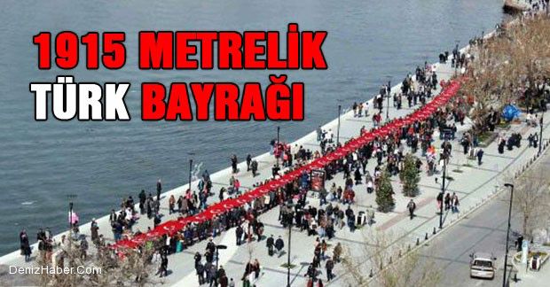 Çanakkale Boğazı&#039;nı &quot;1915 metrelik&quot; Türk bayrağıyla geçecekler