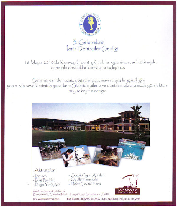 İzmir Denizciler Şenliği Düzenleniyor