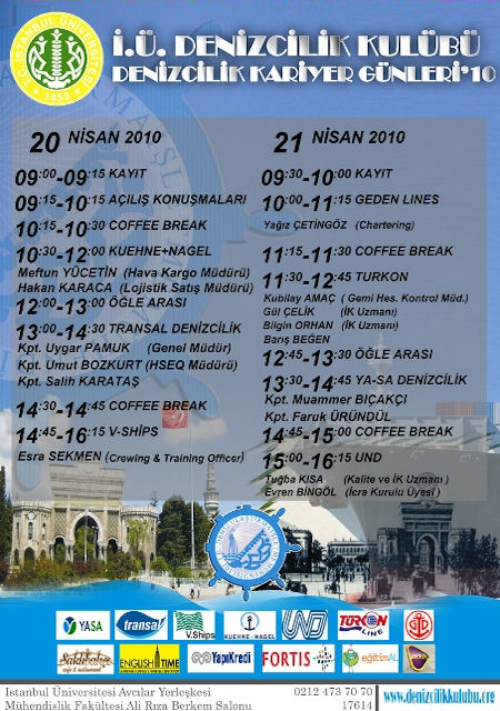 İÜ Denizcilik Kariyer Günleri Başlıyor