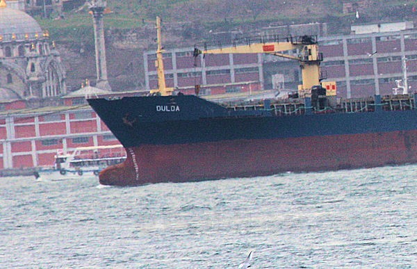 "DULDA" Adlı Gemi İstanbul Boğazından geçti