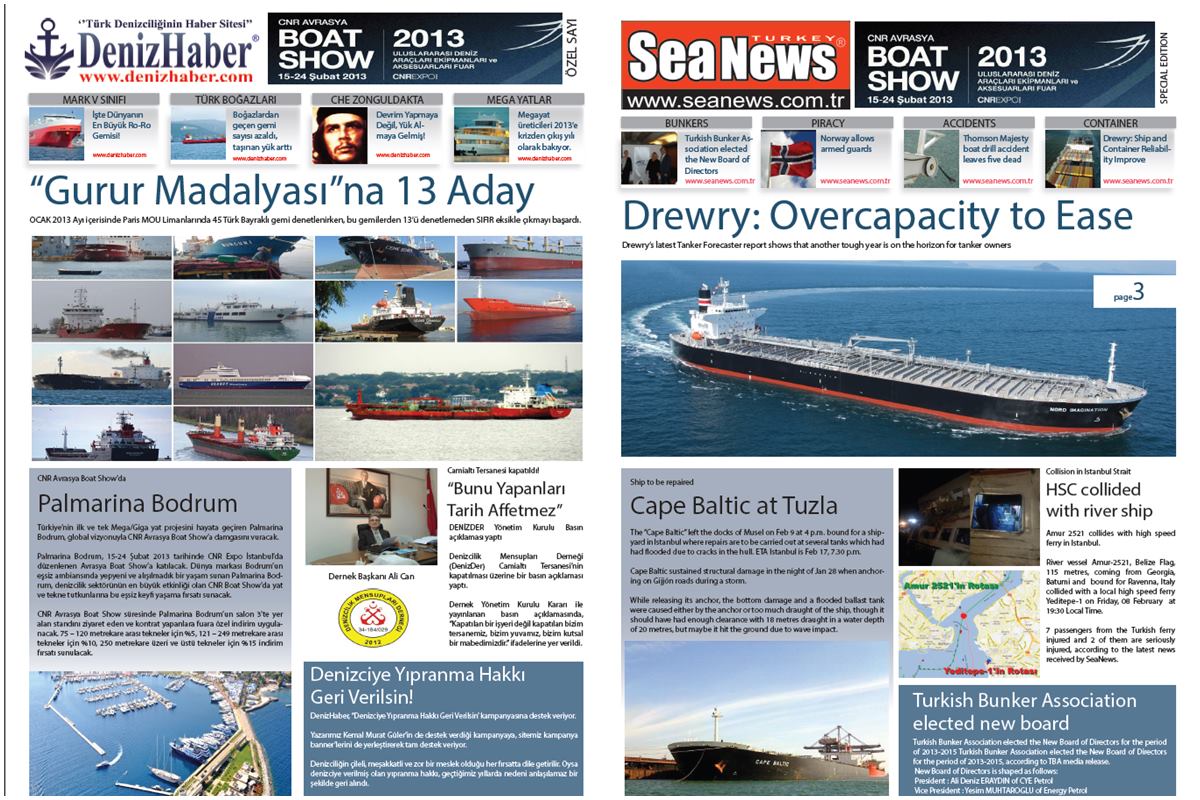 SeaNews Dergisi 15 Mayıs&#039;ta Çıkıyor