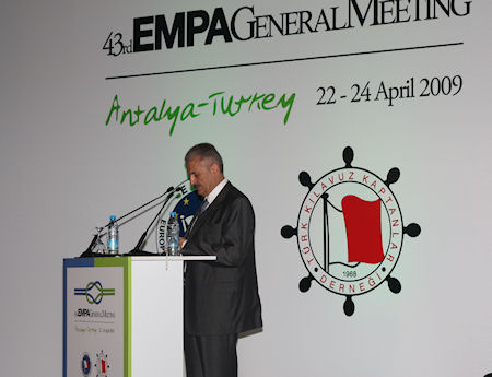 Bakan Yıldırım EMPA Genel Kurulu&#039;nu Açtı