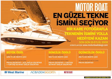 &quot;En Güzel Tekne İsmi&quot; Yarışması