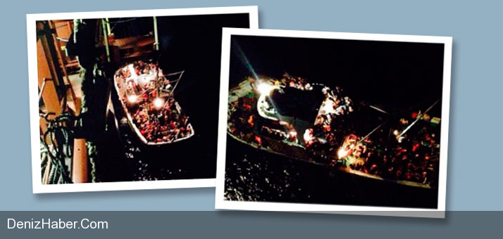 Evelyn Maersk 352 mülteciyi  kurtardı