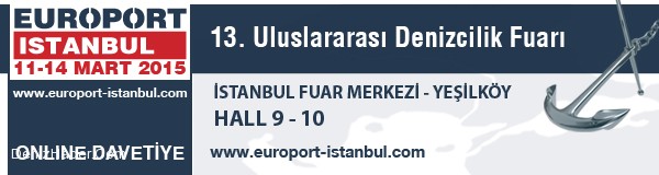 Exposhipping Europort İstanbul 11-14 Mart 2015&#039;te