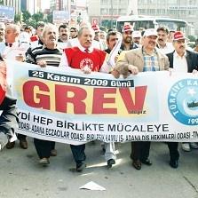 Memur Eylemi Başladı