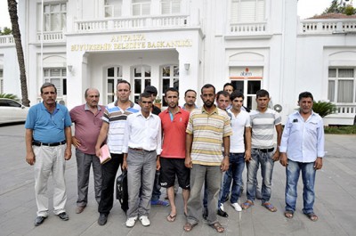 Yat Limanı Projesi'nde Çalışanların Eylemi