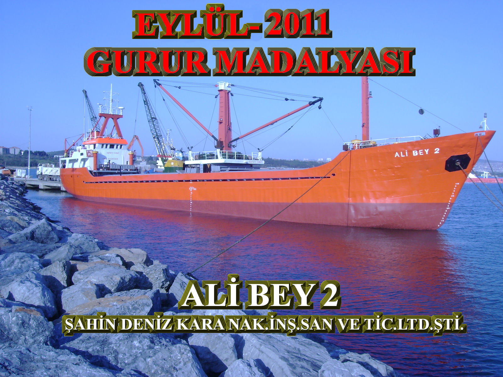 Eylül Gurur Madalyası Ali Bey 2 Gemisine