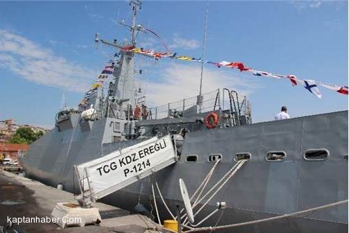 TCG KDZ. Ereğli Karakol Gemisi halkın ziyaretine açıldı