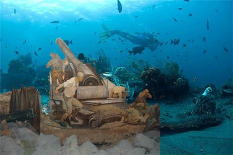 Dünyanın ilk sualtı tarih müzesinin temelleri batırıldı