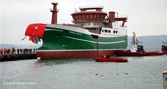 Yalova&#039;da balıkçı gemisi indirme töreni