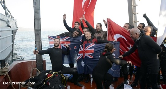 İngiliz Gemi Batığına Anı Dalışı Yapıldı