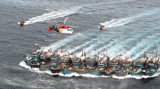 Çinli Balıkçıdan Komando Taktiği