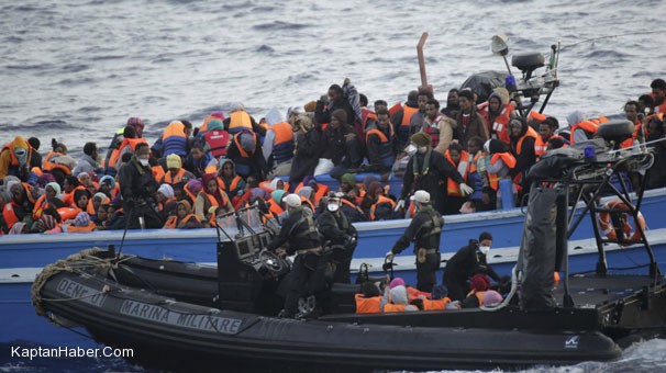 Kara ve Deniz Sınırlarında 859 Kişi Yakalandı